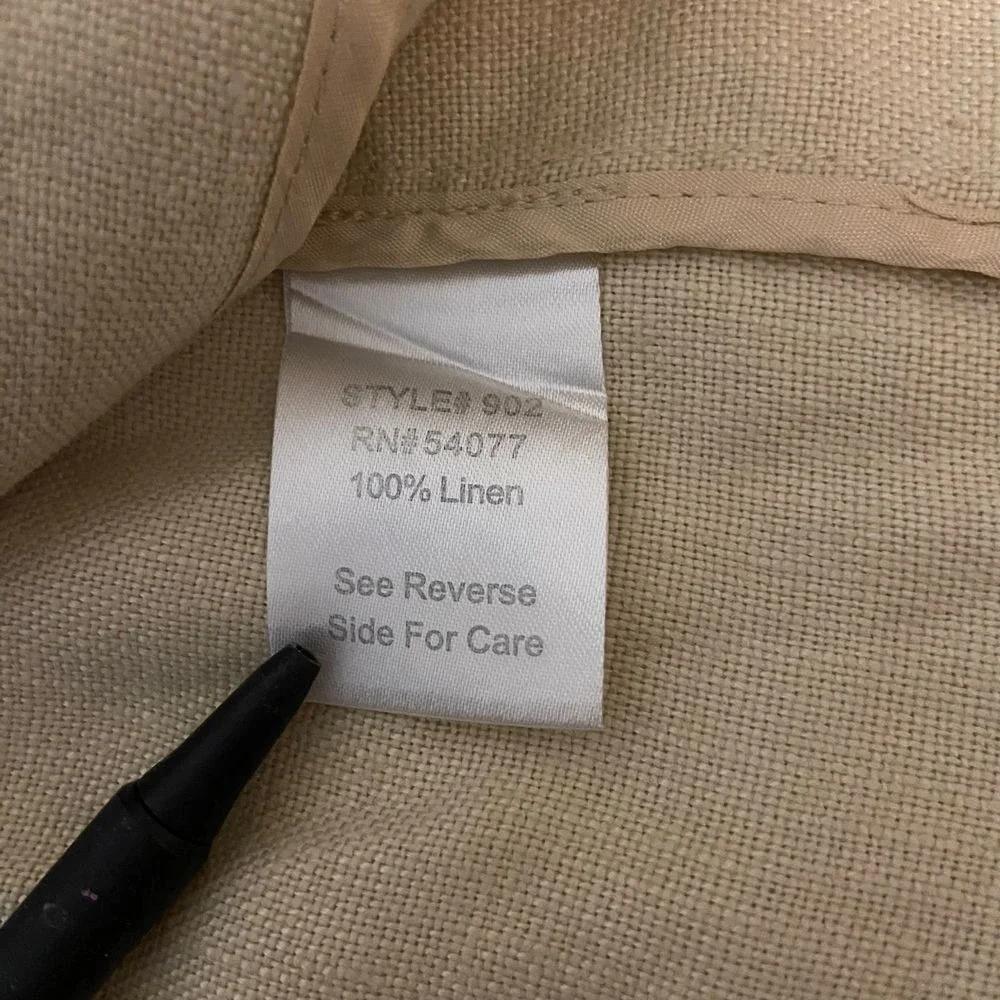 CAbi Beige Short-Sleeve Linen Blazer - Picture 7 of 8